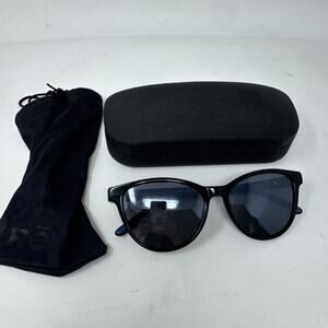 REVO RE 1101ECO 01 DAPHNE Black Plastic Square Women's Sunglasses Made in JAPAN